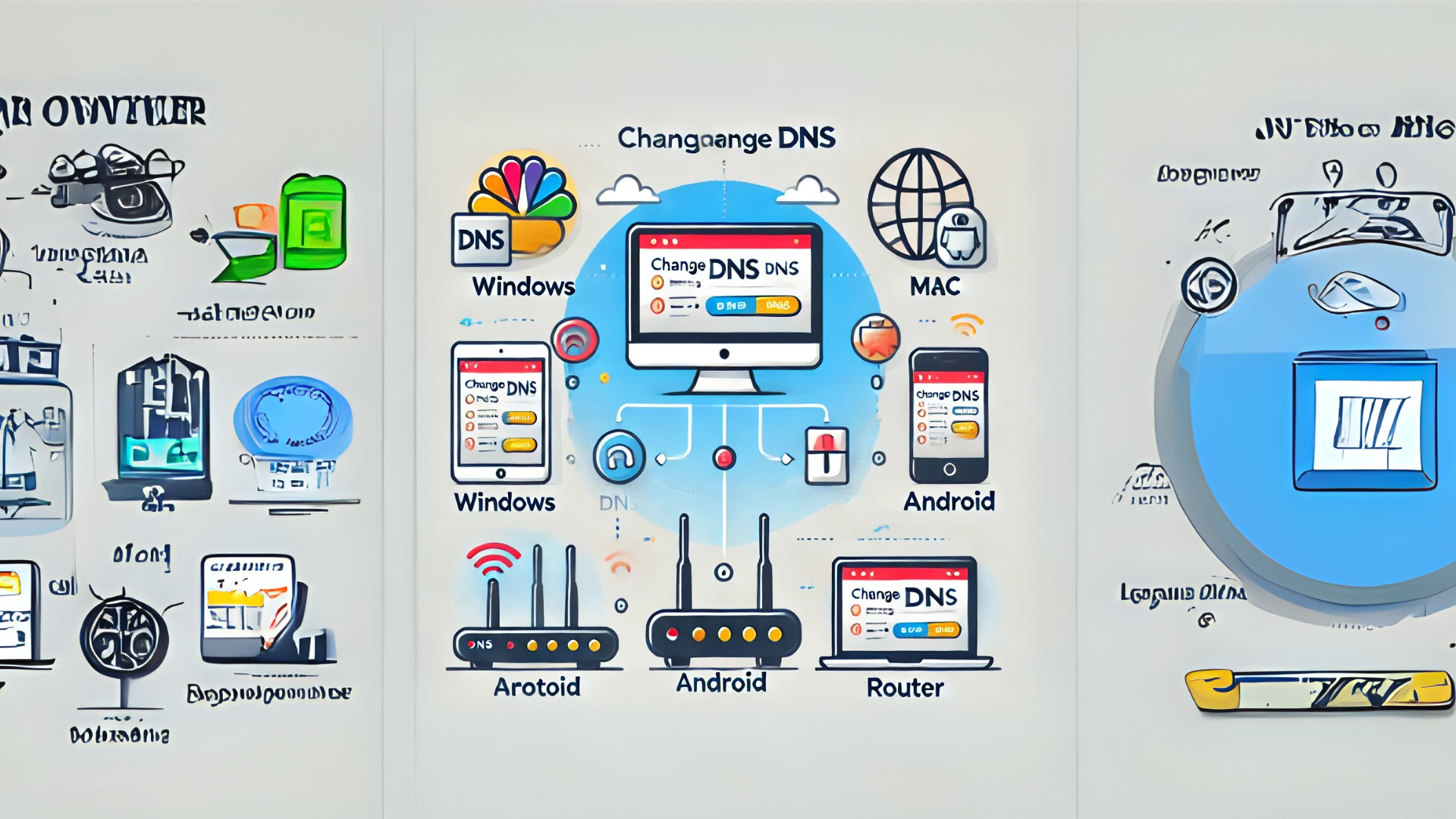 How to change my DNS settings