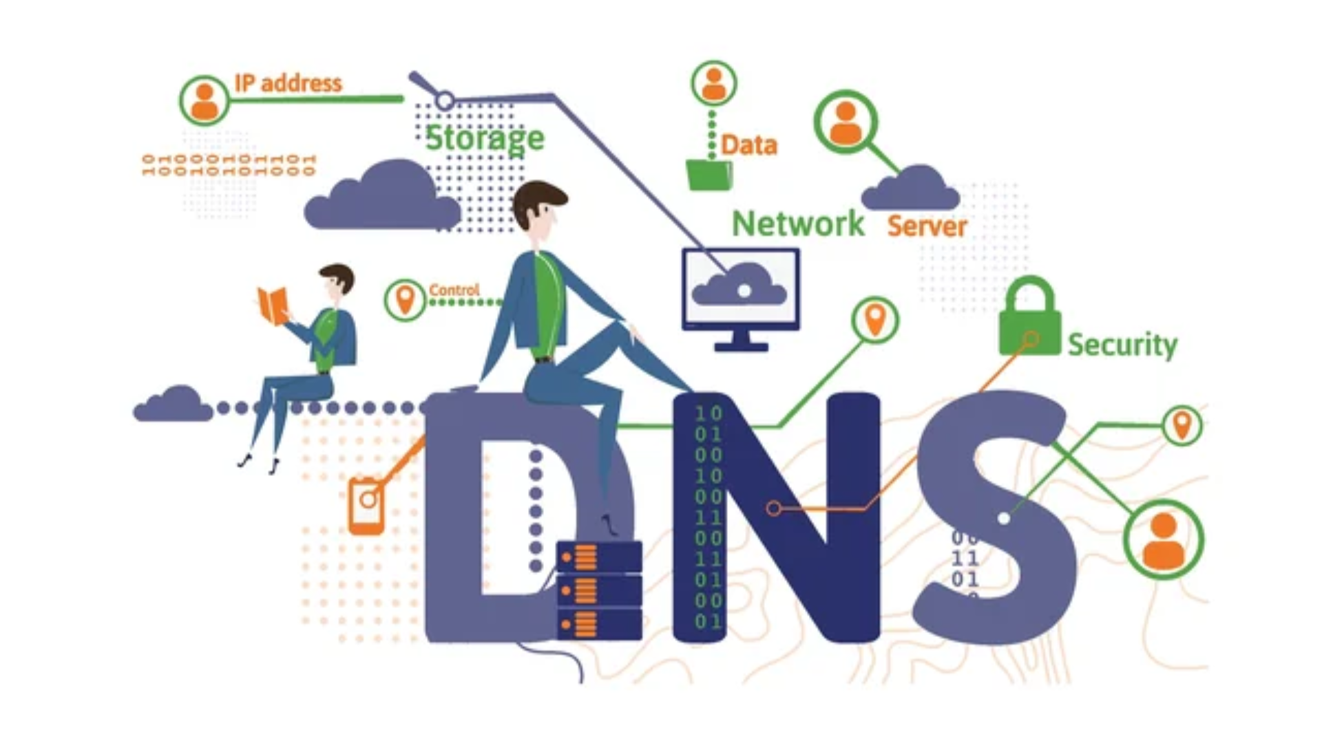 What is the difference between DNS and IP address
