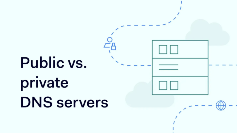 What is the difference between public and private DNS